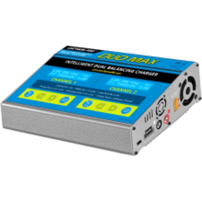 COMMON SENSE RC ACDC-D200 DUO MAX - 200W 10A Two-Port Multi-Chemistry Balancing Charger (LiPo/LiFe/LiHV/NiMH)