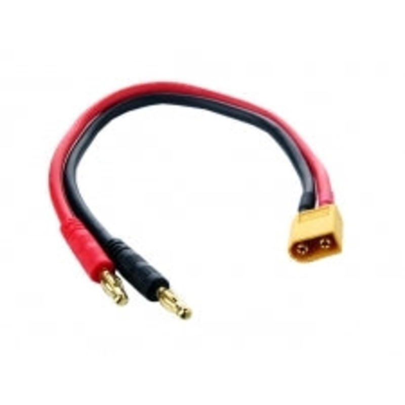 COMMON SENSE RC BP2XT60M XT60 Charging Adapter with Banana Plugs