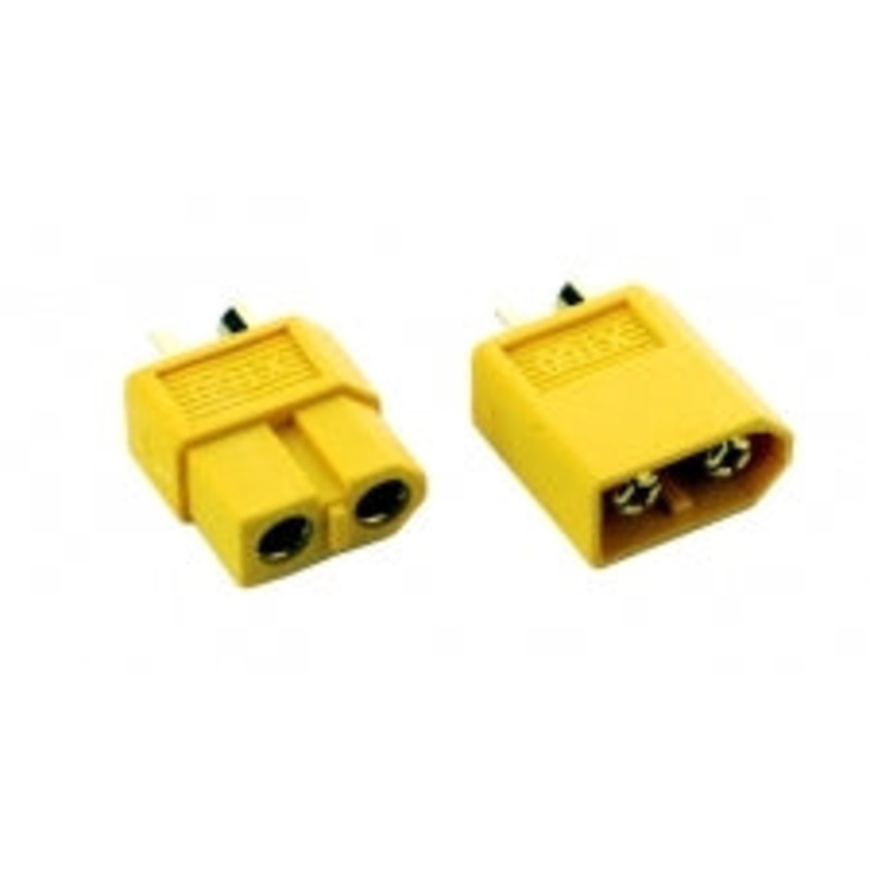 COMMON SENSE RC XT60-MF-1P XT60 Connectors - 1 Male 1 Female