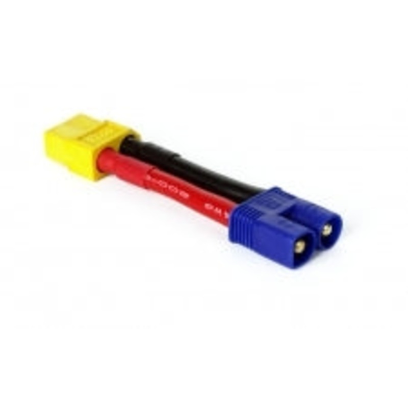 COMMON SENSE RC XT60F2EC3M XT60 Female to EC3 Male Conversion Adapter