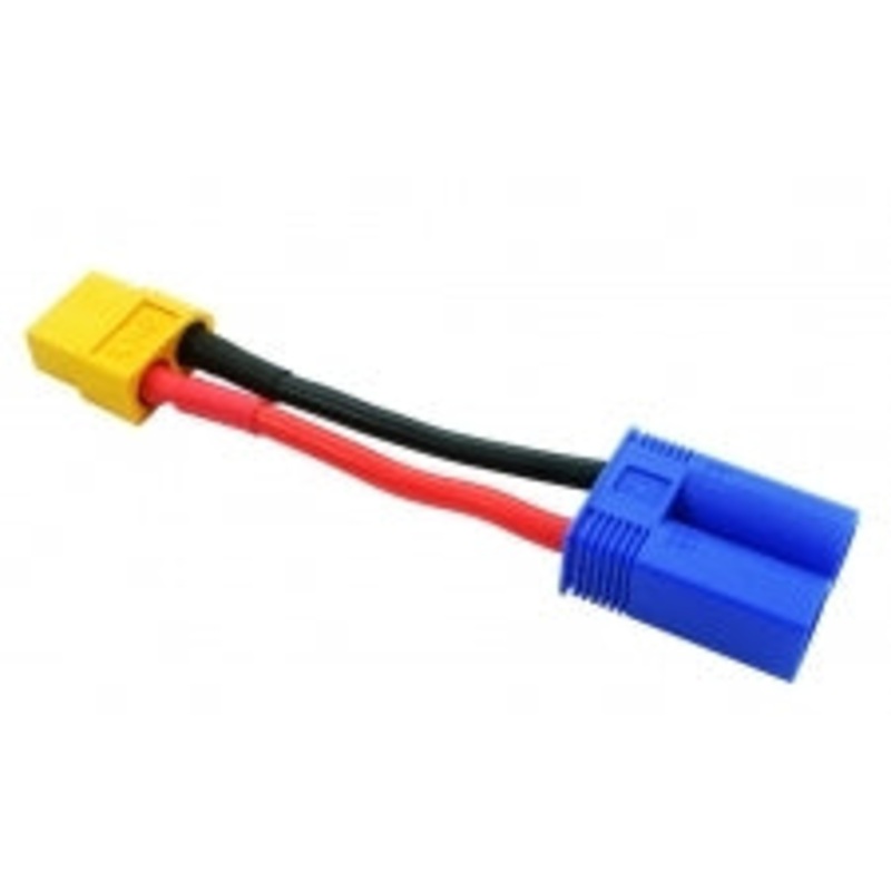 COMMON SENSE RC XT60F2EC5M XT60 Female to EC5 Male Conversion Adapter
