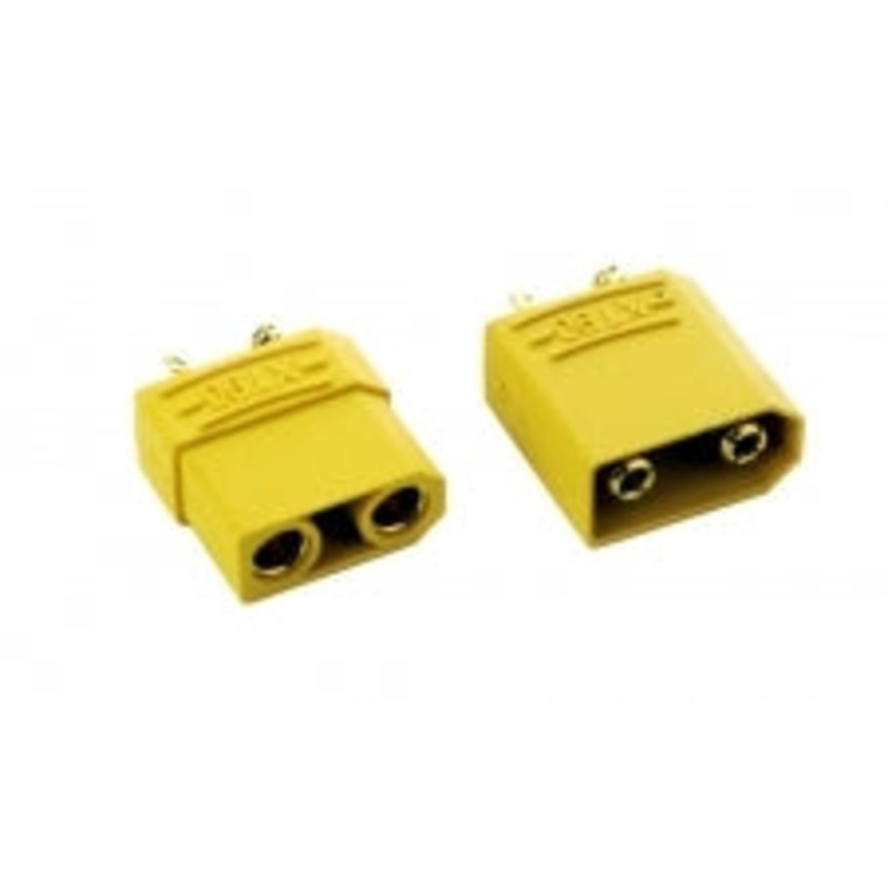 COMMON SENSE RC XT90-MF-1P XT90 Connectors - (1) Male and (1) Female