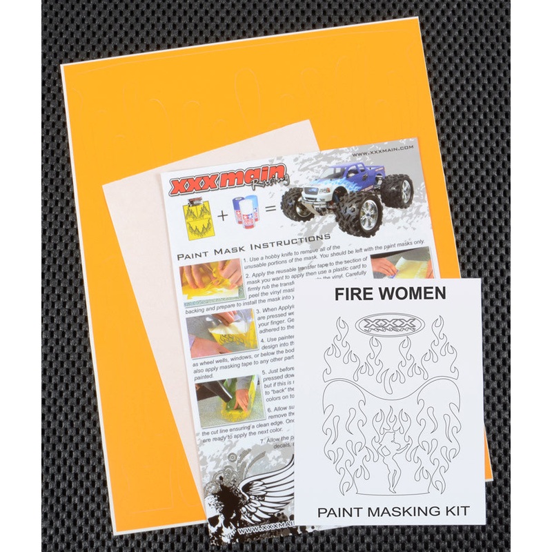 XXX MAIN 053L Fire Women Paint Mask