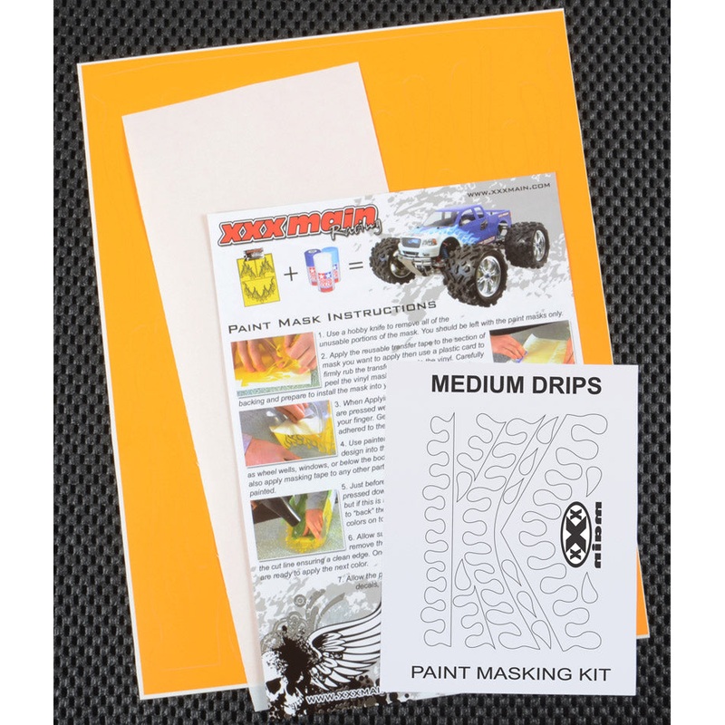 XXX MAIN M003L Medium Drips Paint Mask