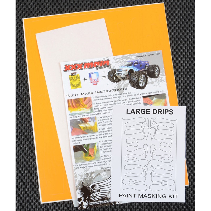XXX MAIN M005L Large Drips Paint Mask