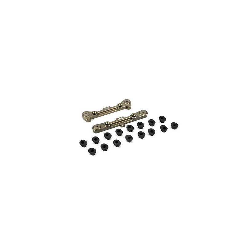 LOSI LOSA1759 LRC Adj Rear Hinge Pin Brace w/Inserts: 8B/T 2.0