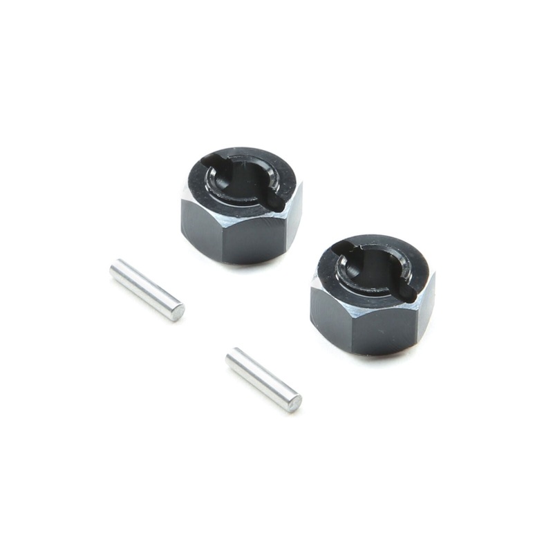 LOSI LOS312004 Hex Set Rear Axle, Aluminum: Mini-T 2.0