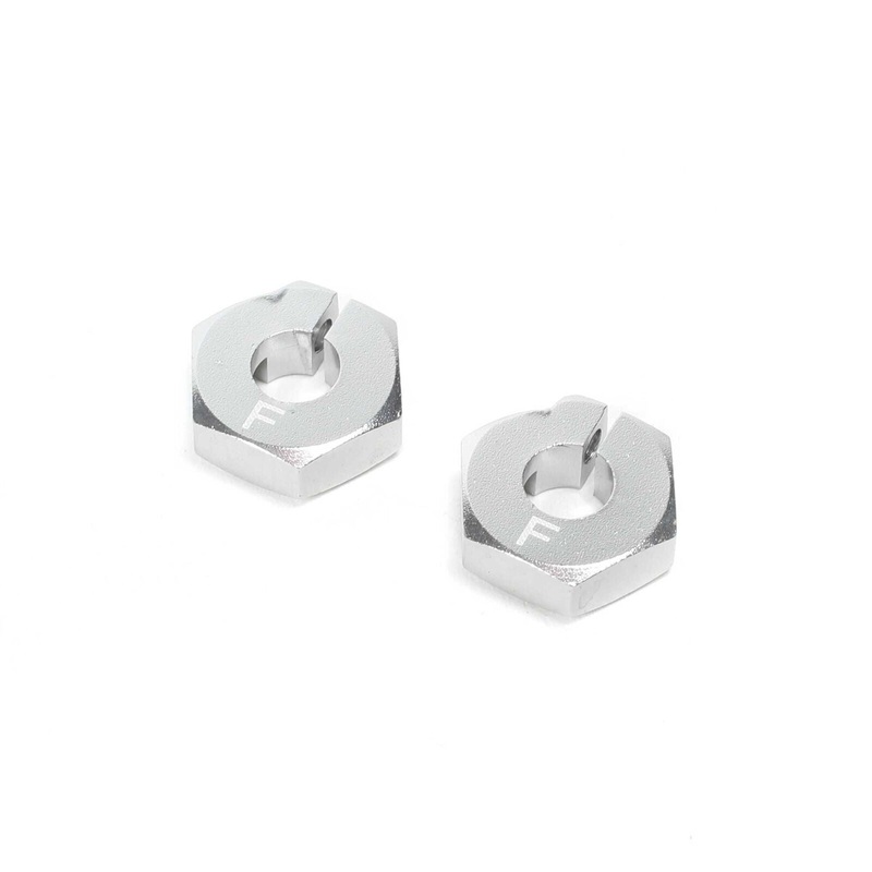 LOSI LOS332005 Clamping Front Wheel Hexes, Aluminum: 22S