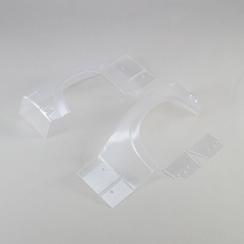 LOSI LOS350004 Left and Right Rear Fender Set, Clear: Super Baja Rey