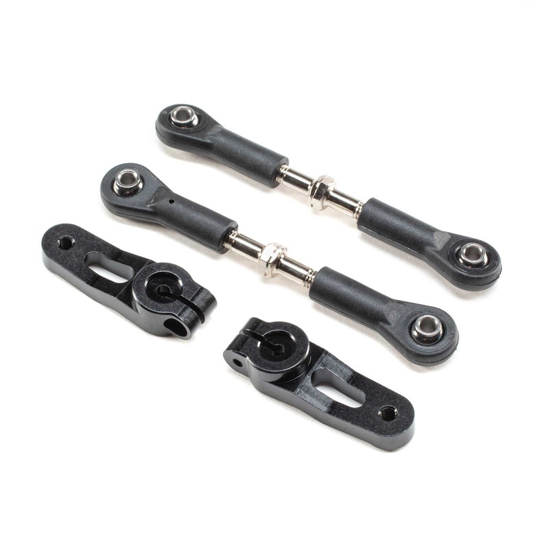 LOSI LOS351014 Dual Servo Steering Links (2): DBXL-E 2.0