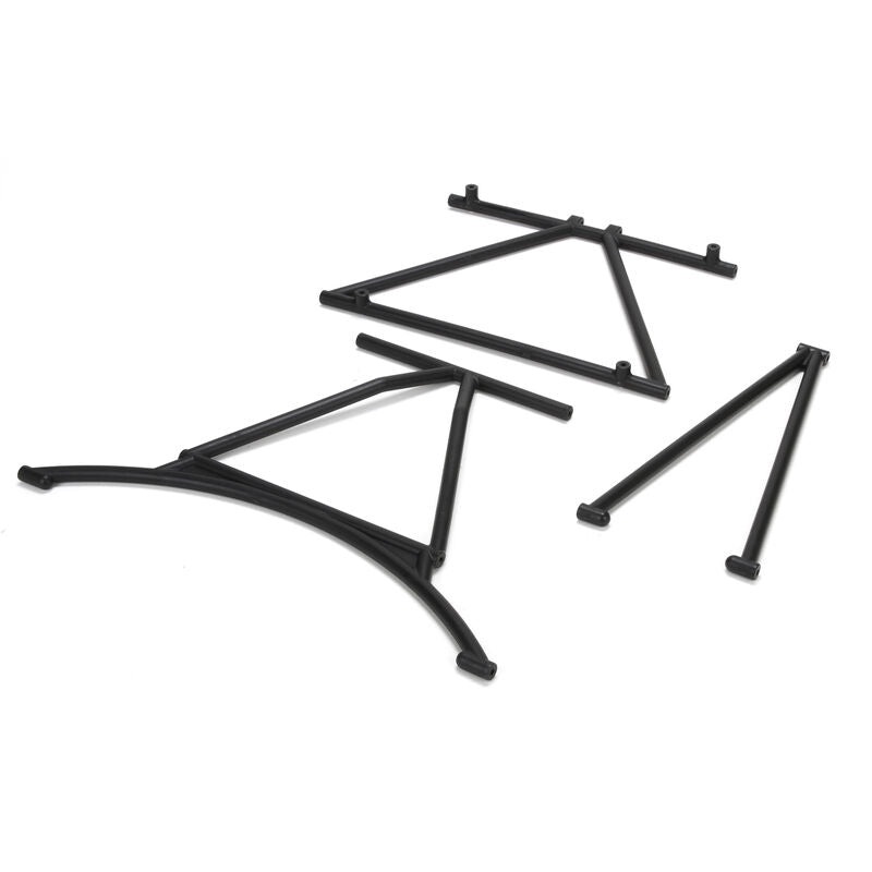 LOSI LOS251004 Front & Rear Cage Supports, Roof Cross Bar: MINI WRC