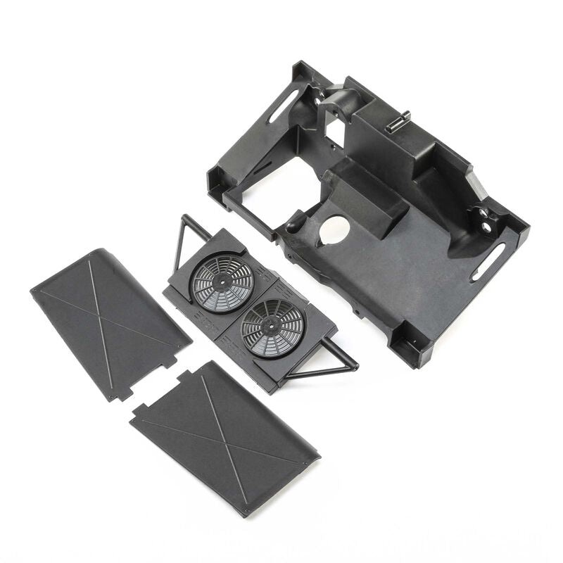 LOSI LOS251056 Rear Bulkhead, Fan Panel, Mud Guards: Super Baja Rey