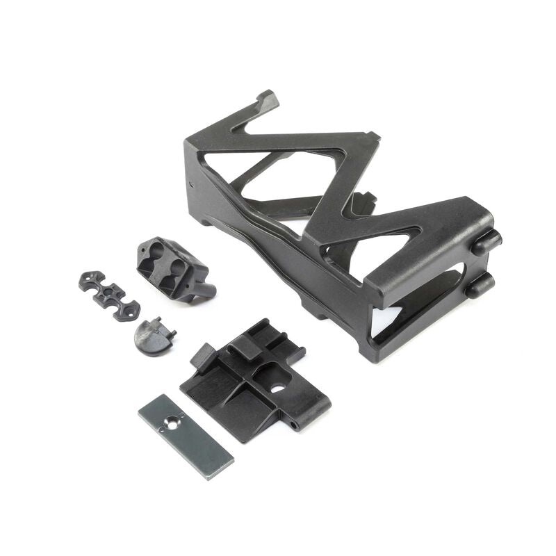 LOSI LOS251058 Battery Tray, Door, Lock, EC5 Base Set: Super Baja Rey