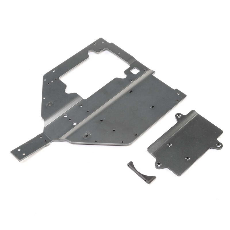 LOSI LOS251061 Chassis & Motor Cover Plate: Super Baja Rey