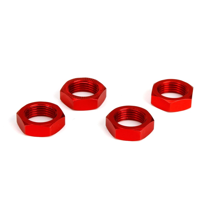 LOSI LOS252013 Wheel Nuts, Serrated (4): 1/5 DB XL