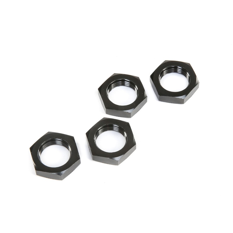 LOSI LOS252098 Wheel Nuts Black (4) 5ive-T 2.0