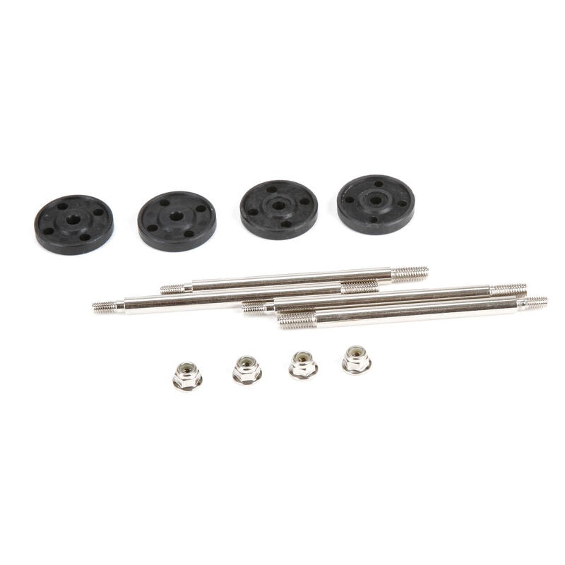 LOSI LOS253005 Front / Rear Shock Shaft & Piston Set: 1/5 DB XL