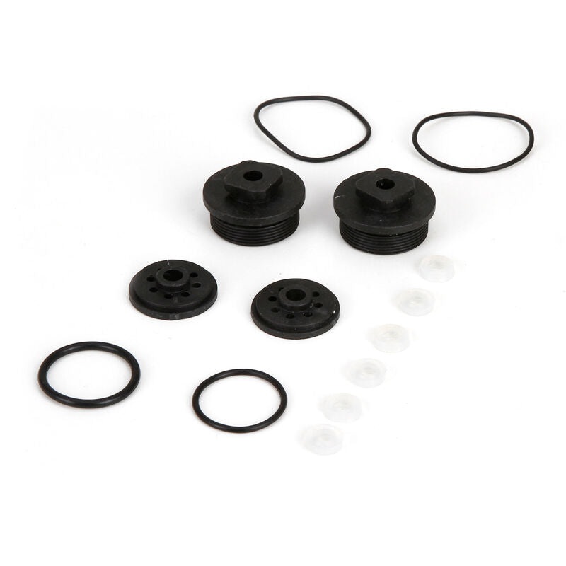 LOSI LOS253007 Shock Rebuild Kit/O-Rings/Spacers (2): 1/5 4WD