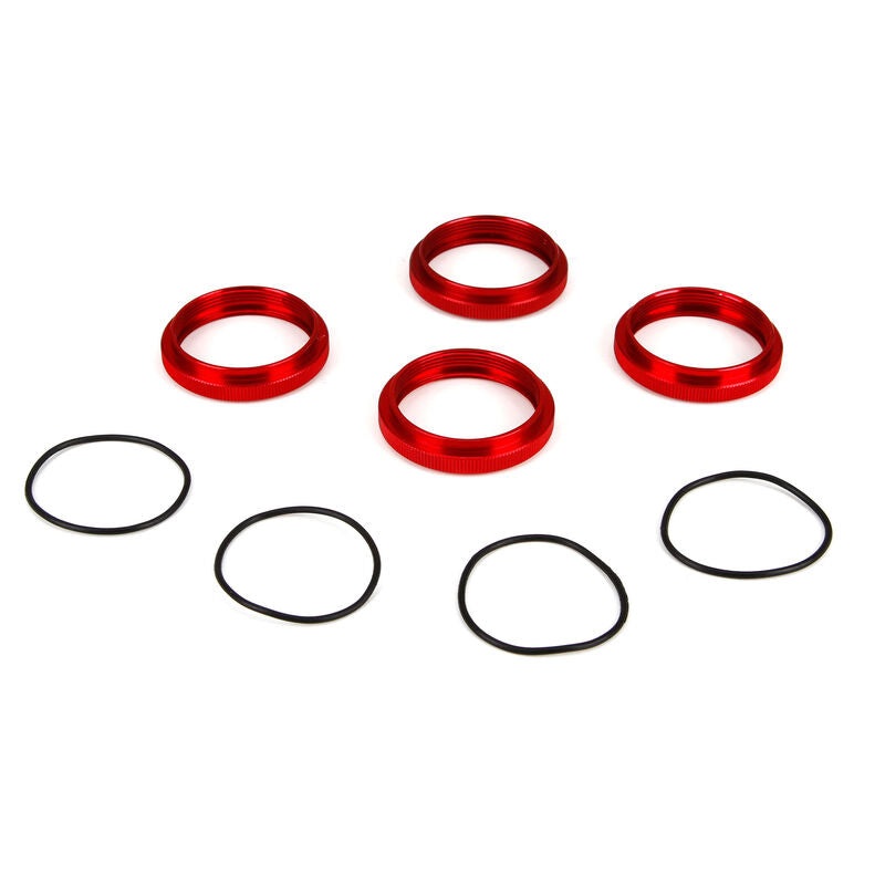 LOSI LOS253009 Shock Adjuster Nut w/O-Ring, Alum: 1:5 4wd DBXL