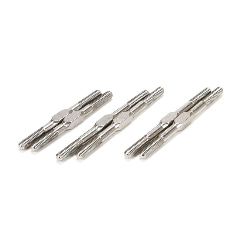LOSI LOS254004 Turnbuckle Set (6): MINI WRC