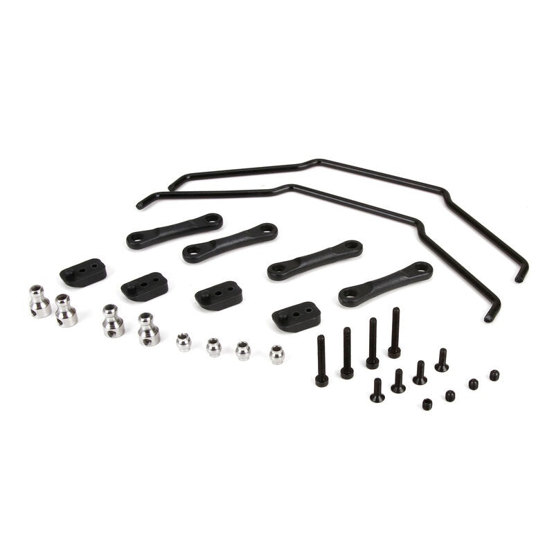 LOSI LOS254013 Front & Rear Sway Bar Kit: 1:5 4wd DBXL