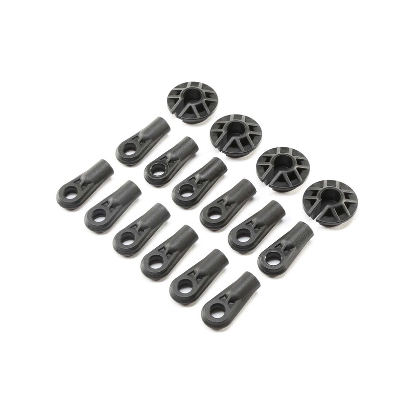 LOSI LOS254034 Shock and Rod Ends, Spring Cups (12) Super Baja Rey