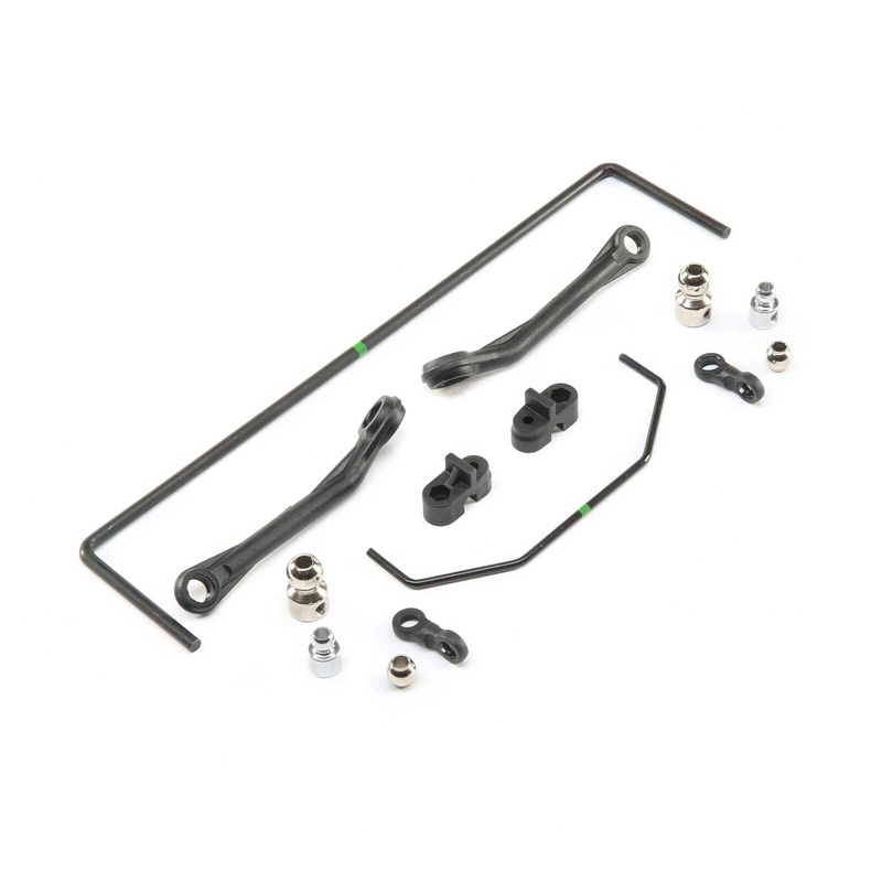 LOSI LOS254043 Front and Rear Sway Bar Set: Super Baja Rey