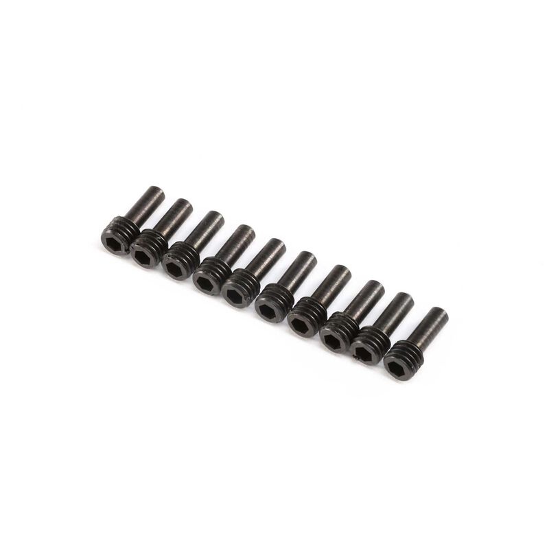 LOSI LOS242047 Center Driveshaft Screw Pin (10): LMT