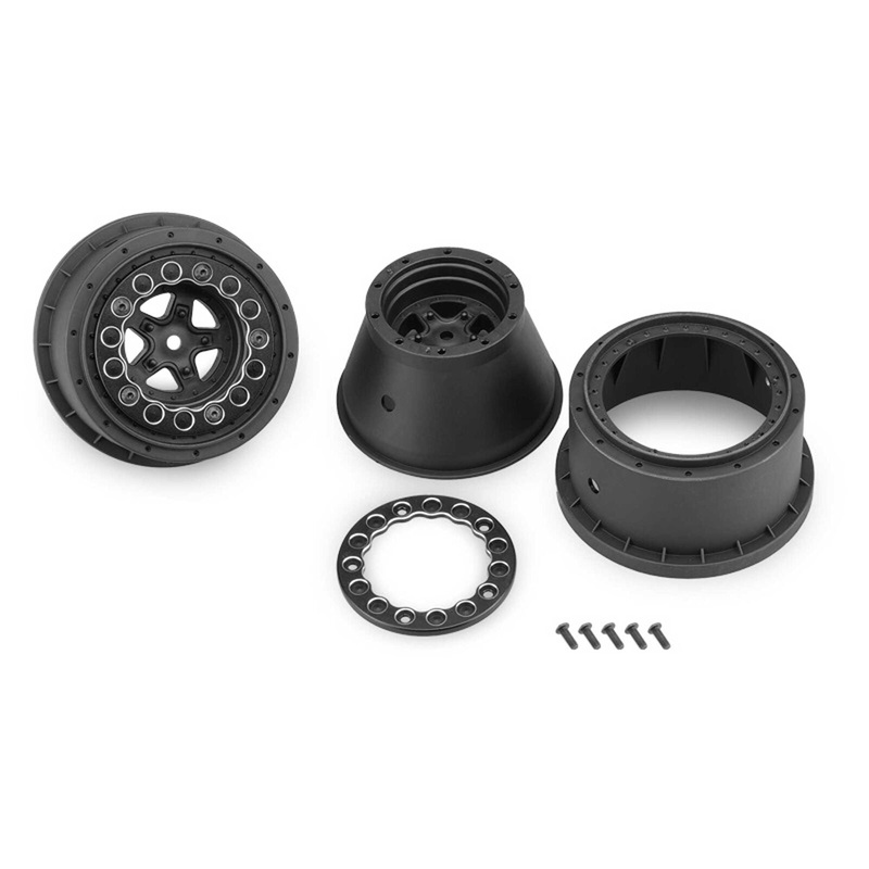 JCONCEPTS 3415B Starfish Mambo 2.2 Rear Wheel: Beadlock, Black (2)