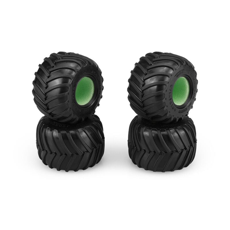 JCONCEPTS 4041-01 1/24 Golden Years Blue Compound Truck Tire (4)