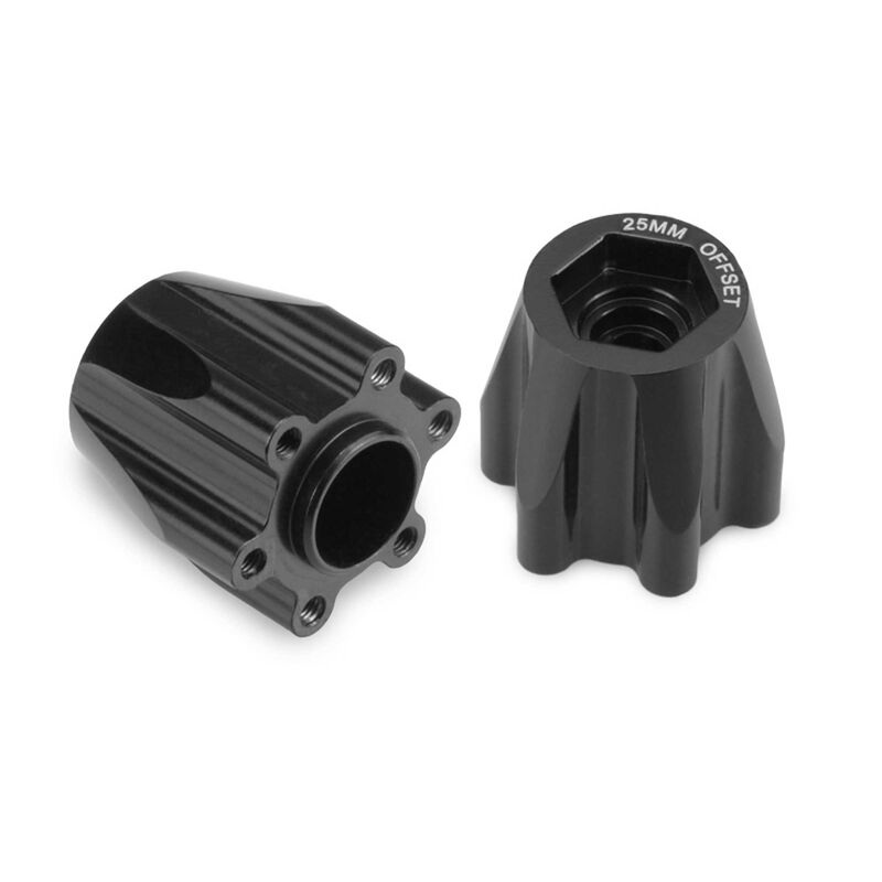 JCONCEPTS 2401 Alum 12mm Hex Wheel Adapter, Black (2): Tribute
