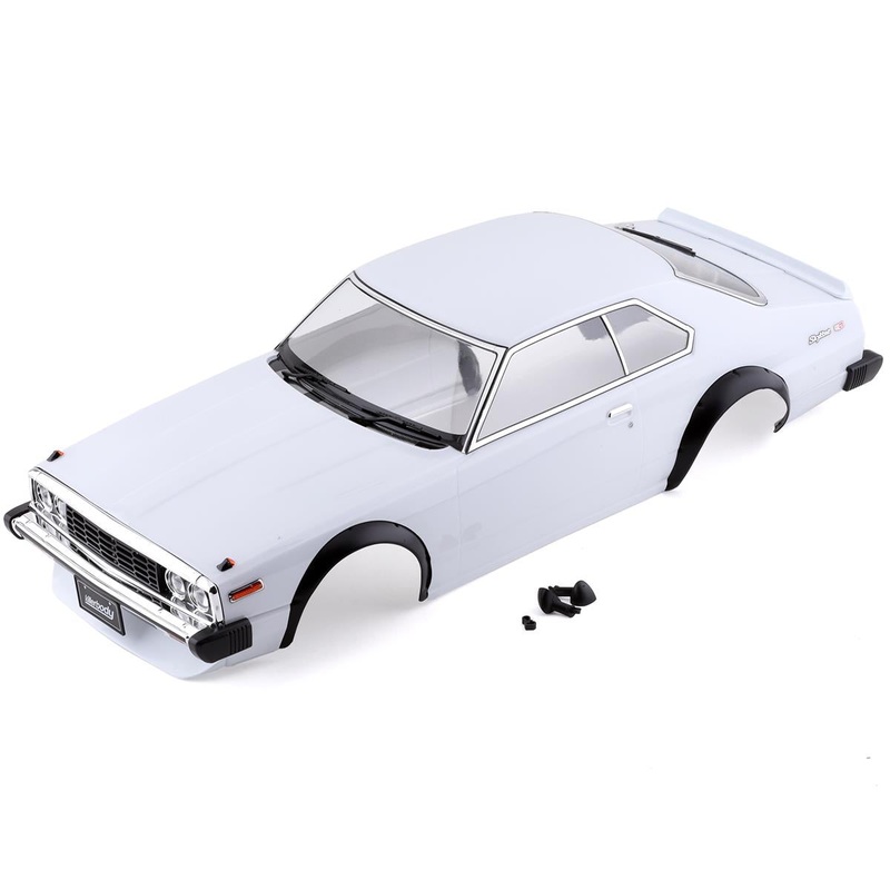 KILLERBODY 48701 1977 Skyline 2000 GT-ES Painted 1/10 Touring Car Body (White)