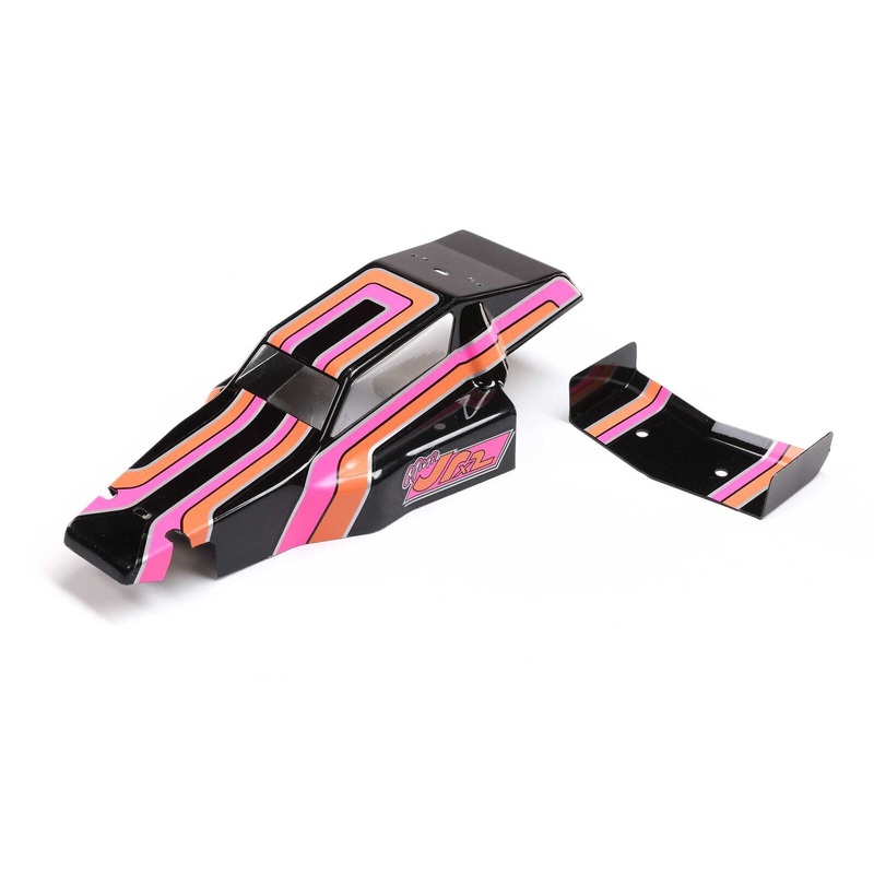 LOSI LOS210027 Body & Wing, Black: Mini JRX2