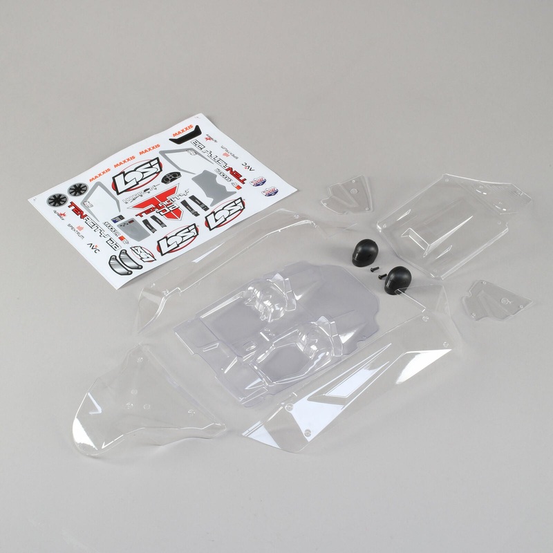 LOSI LOS230053 1/10 Clear Body Set: Tenacity DB