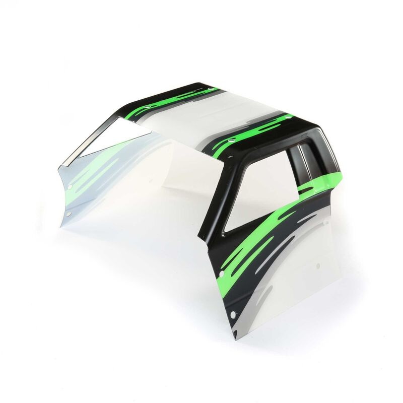 LOSI LOS250025 Cab Section, Black: Super Baja Rey