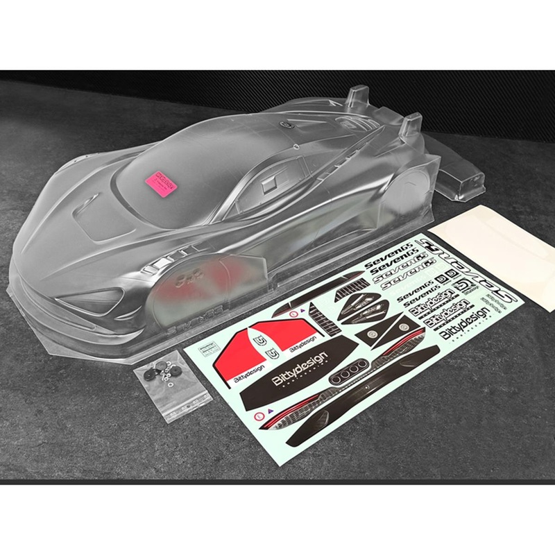BITTYDESIGN BDYGT7-S65 Seven65 1/7 GT Body (Clear) Arrma Infraction Limitless)
