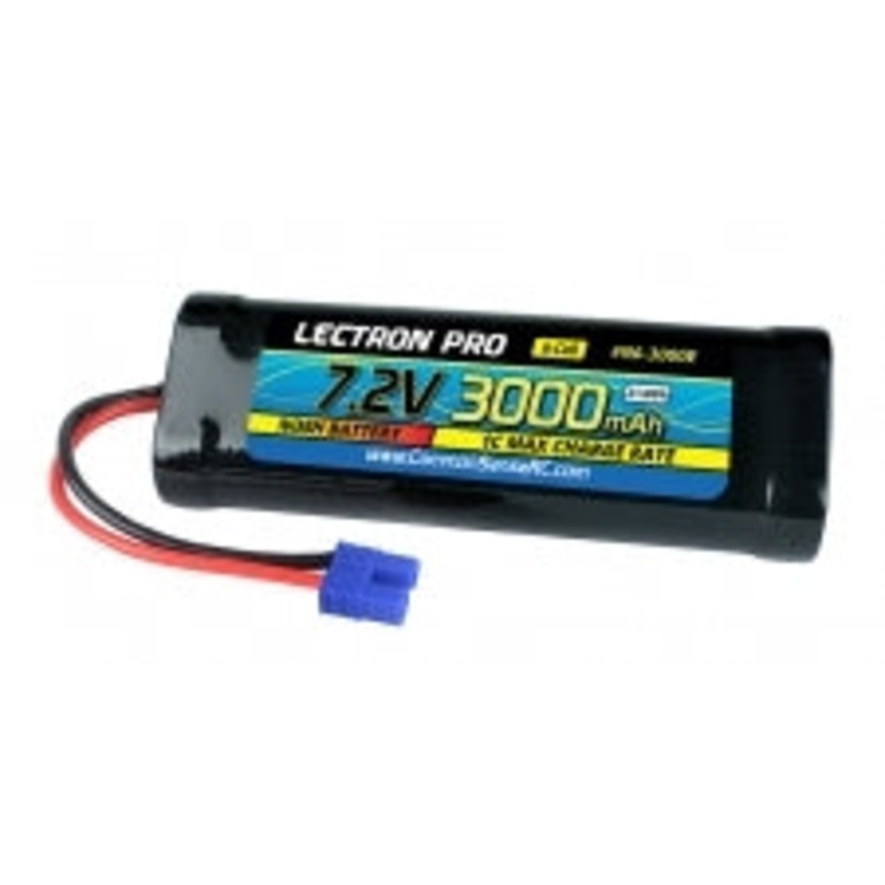 COMMON SENSE RC N6-3000E Lectron Pro NiMH 7.2V (6-cell) 3000mAh Flat Pack with EC3 Connector