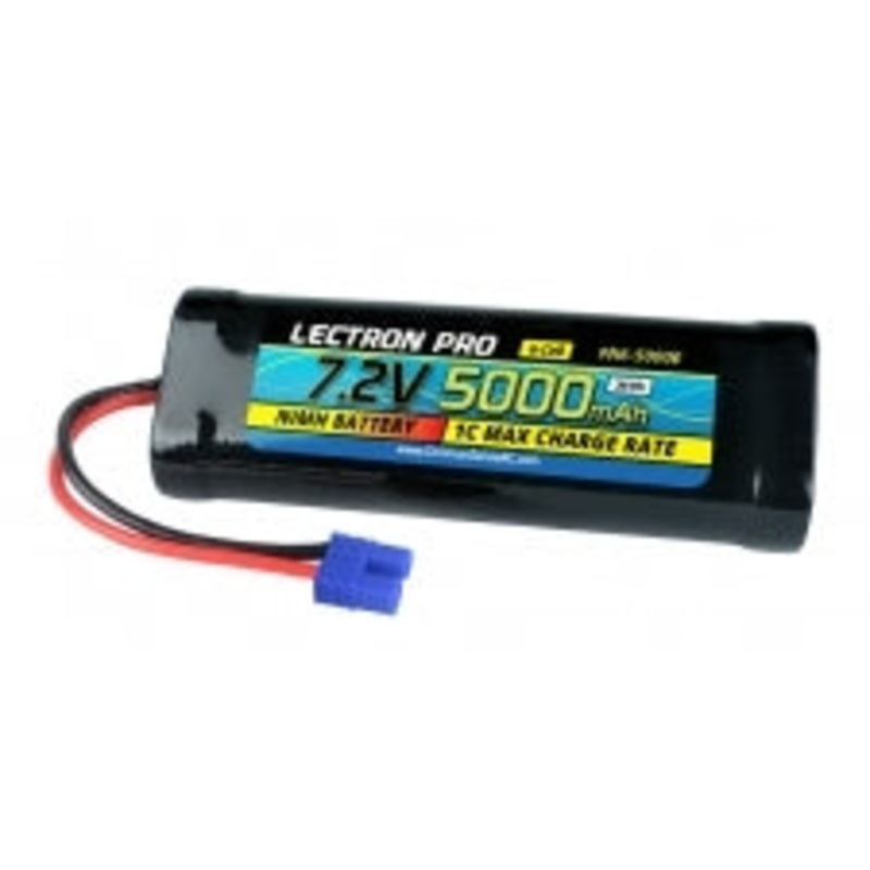 COMMON SENSE RC N6-5000E Lectron Pro NiMH 7.2V (6-cell) 5000mAh Flat Pack with EC3 Connector
