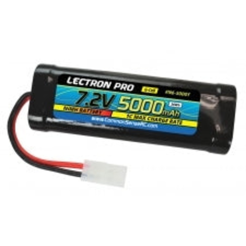 COMMON SENSE RC N6-5000Y Lectron Pro NiMH 7.2V (6-cell) 5000mAh Flat Pack with Tamiya Connector