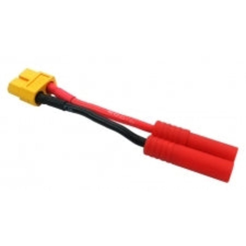COMMON SENSE RC XT60F2HXT4 XT60 Female to HXT 4mm Conversion Adapter