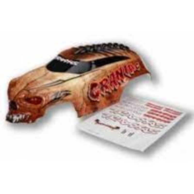 TRAXXAS 3634X Lexan Body Bone Heavy Duty w/Decals Craniac