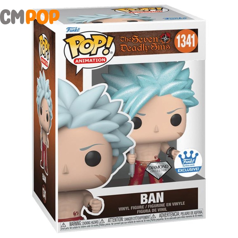 Ban ( Diamond)  #1391  - Funko Pop! -The Seven Deadly Sins   - Animation - Funko Exclusive - Diamond Collection