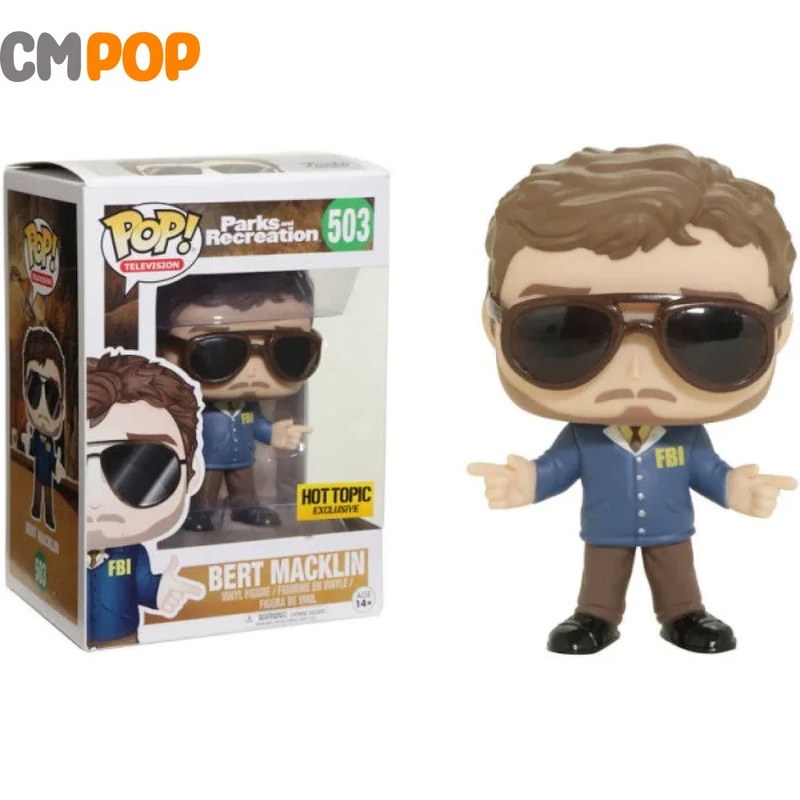 Bert Macklin- #503  - Funko Pop! - Television - Parks and Rec - Hot Topic Exclusive