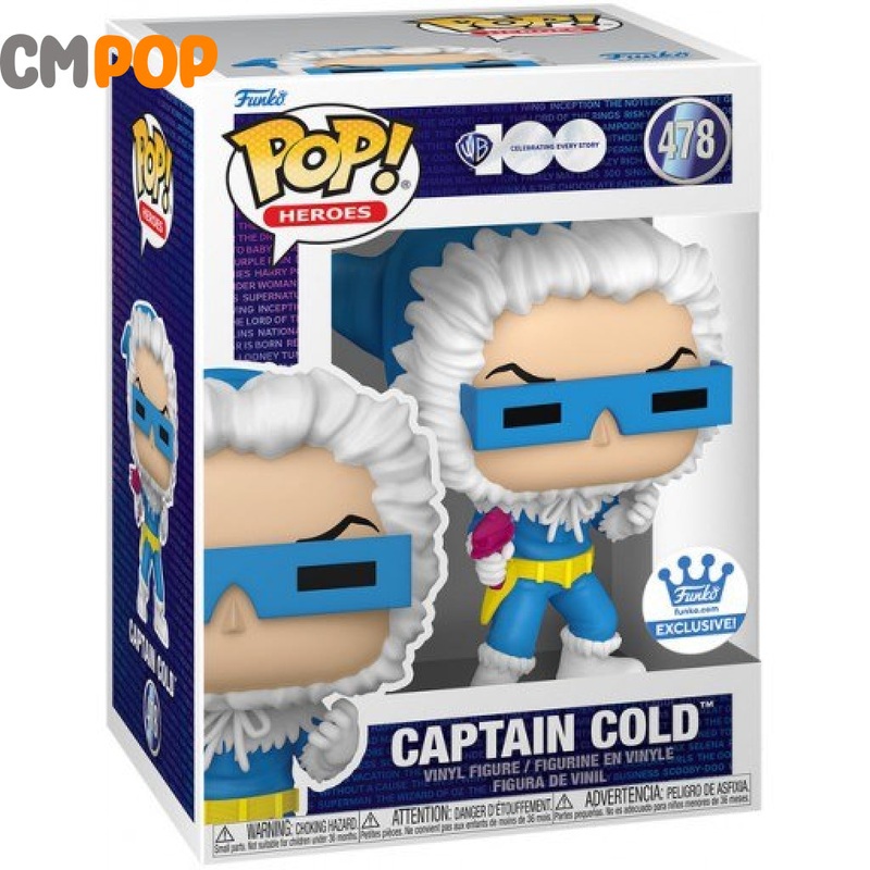 Captain Cold  - #478 - Funko Pop! - Heroes -  Warner Bros 100th - Funko Exclusive