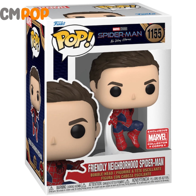 Friendly Neighbourhood Spider-Man   - #1155 - Funko Pop! -  Marvel - No Way Home - MCC Exclusive
