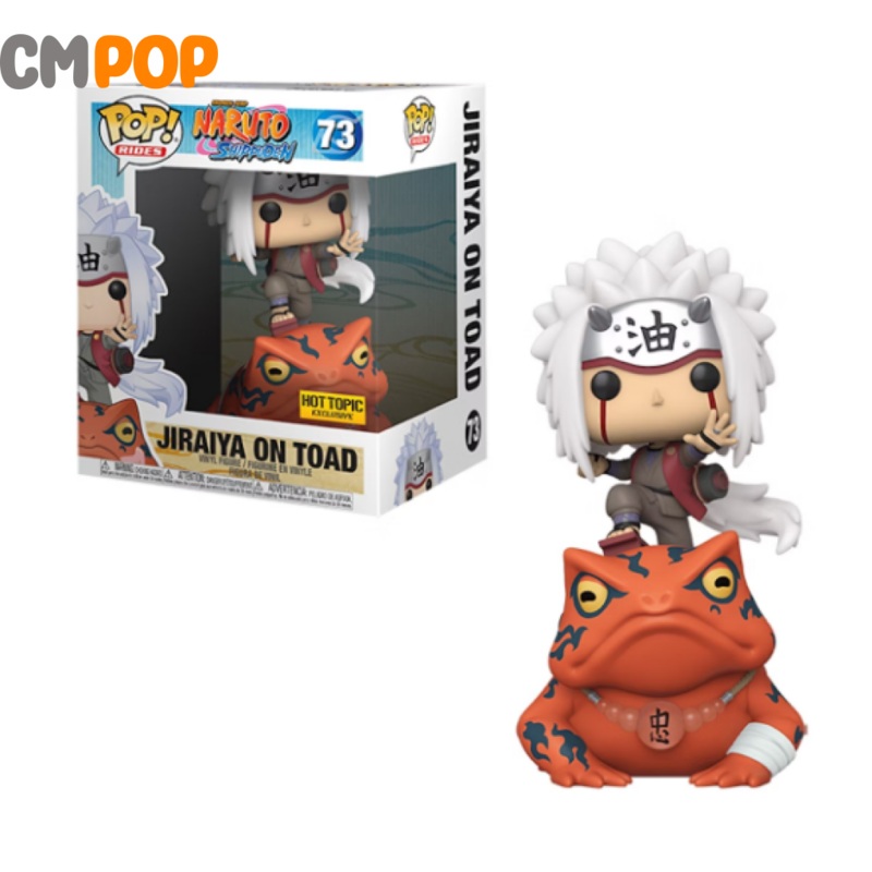 Jiraiya On Toad - #73 - Funko Pop! - Animation - Naruto Shippuden -Hot Topic Exclusive - Rides