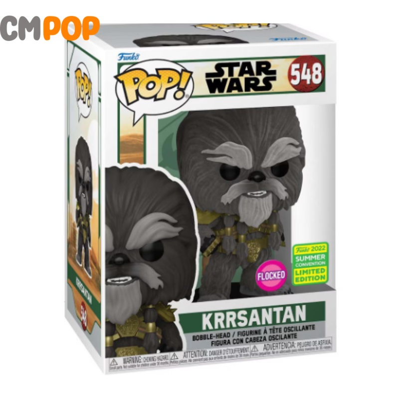 Krrsantan  - #548 - Funko Pop! - Star Wars -Flocked - 2022 Summer Con Limited Edition