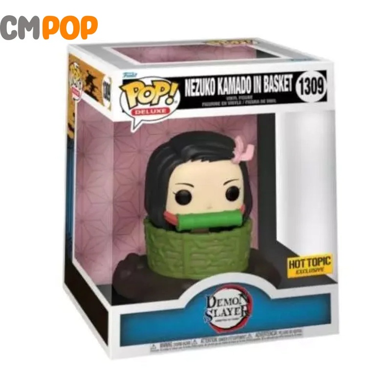 Nezuko Kamado In Basket - #1309 - Funko Pop! - Demon Slayer - Hot Topic Exclusive - Deluxe