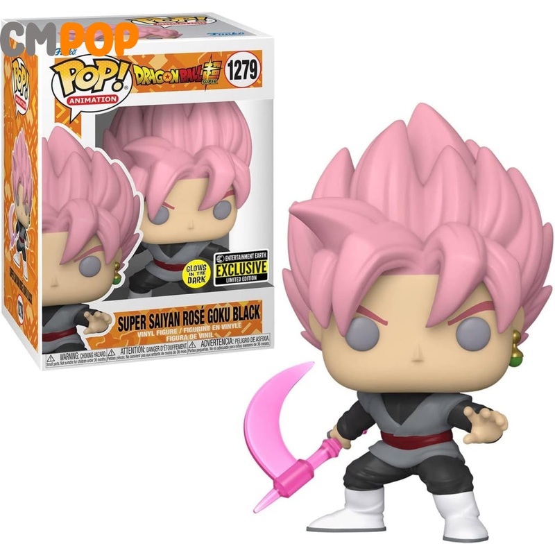 Super Saiyan Rose Goku Black - #1516- Funko Pop! - Dragon Ball Super - GITD -Entertainment Earth Exclusive Limited Edition