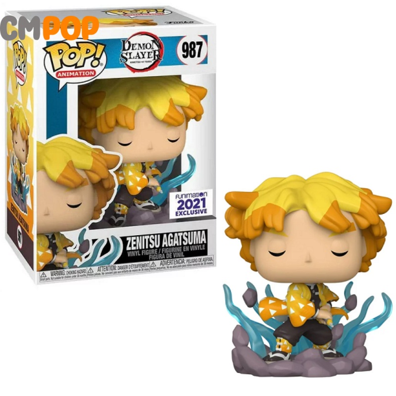 Zenitsu Agatsuma - #987 - Funko Pop! - Animation - Demon Slayer - Funmation 2021 Exclusive